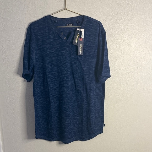 Buffalo Jeans Other - Men’s L Buffalo Jeans Blue Short Sleeve Henley Shirt